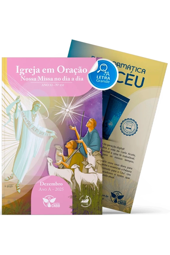 Igreja em Oração - Nossa Missa no dia a dia - Ano A - Dezembro 2025 - Letra Grande Produto Igreja em Oração - Nossa Missa no dia a dia - Ano A - Dezembro 2025 - Letra Grande