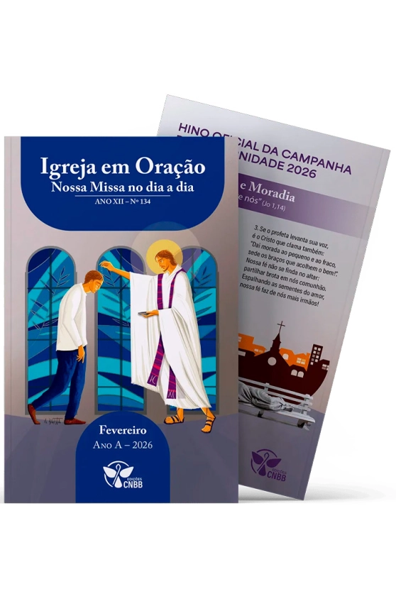 Igreja em Oração - Nossa Missa no dia a dia - Ano A - Fevereiro 2026 Produto Igreja em Oração - Nossa Missa no dia a dia - Ano A - Fevereiro 2026