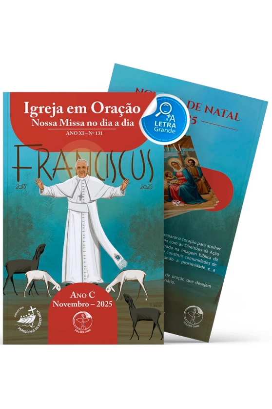 Igreja em Oração - Nossa Missa no dia a dia - Ano C - Novembro 2025 - Letra Grande Produto Igreja em Oração - Nossa Missa no dia a dia - Ano C - Novembro 2025 - Letra Grande