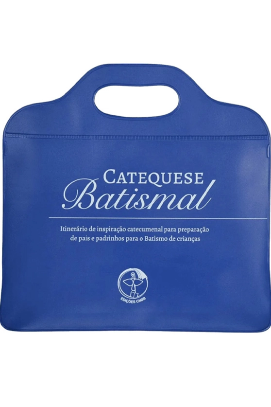 Kit Catequese Batismal - Bolsa/Livro/Encartes Produto Kit Catequese Batismal - Bolsa/Livro/Encartes
