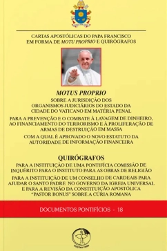 Carta Apostólica em Forma de Motu Próprio sobre a Jurisdição dos Organismos Judiciários do Estado da Cidade do Vaticano - Documentos Pontifícios 18 Produto - Carta Apostólica em Forma de Motu Próprio sobre a Jurisdição dos Organismos Judiciários do Estado da Cidade do Vaticano - Documentos Pontifícios 18
