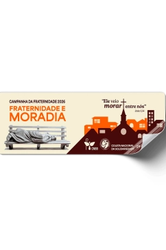 CF 2026 - Adesivo Lema 19x6cm Produto - CF 2026 - Adesivo Lema 19x6cm