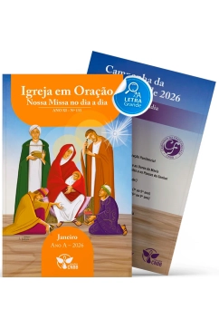 Igreja em Oração - Nossa Missa no dia a dia - Ano A - Janeiro 2026 - Letra Grande Produto Igreja em Oração - Nossa Missa no dia a dia - Ano A - Janeiro 2026 - Letra Grande