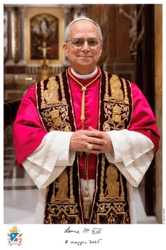 Produto - Papa Leão XIV - Estampa tamanho médio 21 x 29,7 cm - Modelo 2