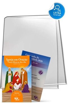 Produto - Sobrecapa para Igreja em Oração - Letra grande
